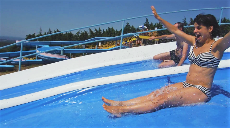 Water slides in Pombal