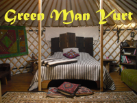 click here for Green Man Yurt page