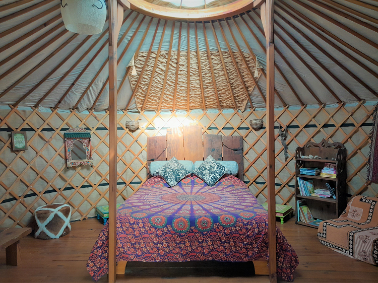 click here for Green Man Yurt page
